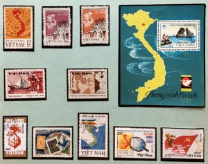 "Hình của nước trọn vẹn" trên tem bưu chính Việt Nam