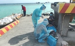 Bệnh xá đảo Nam Yết cấp cứu ngư dân bị tai nạn lao động