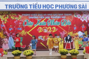 Trường Tiểu học Phương Sài: Hoạt động ngoại khóa "Mừng xuân Nhâm Dần – Mừng Đảng quang vinh năm 2022"