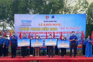 Khánh Vĩnh: Khởi động tháng thanh niên 2022