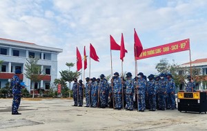 Đoàn cơ sở Lữ đoàn 957, Vùng 4 Hải quân thực hiện ngày thứ 7 tình nguyện
