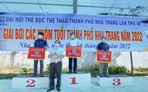 Đoàn VĐV phường Vạn Thạnh giành giải nhất toàn đoàn