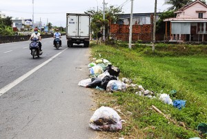 Xã Ninh An: Nhiều điểm tập kết rác tự phát