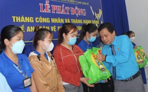 Công đoàn các Khu công nghiệp và Khu kinh tế tỉnh Khánh Hòa phát động Tháng Công nhân và Tháng hành động về an toàn, vệ sinh lao động năm 2022