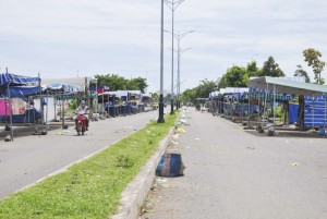 Diên Khánh: Sẽ di dời chợ tạm ở đường Nguyễn Huệ