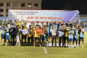 Đội Nha Trang vô địch Giải bóng đá tỉnh Khánh Hòa