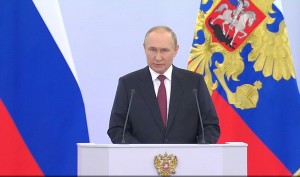 Tổng thống Putin phát biểu về quyết định sáp nhập các vùng lãnh thổ mới vào Nga