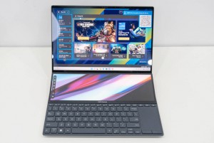Laptop hai màn hình OLED 120 Hz