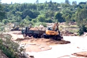 Xã Cam Phước Đông: Để xảy ra khai thác khoáng sản trái phép