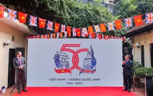 Công bố Logo kỷ niệm 50 năm quan hệ ngoại giao Việt Nam-Anh