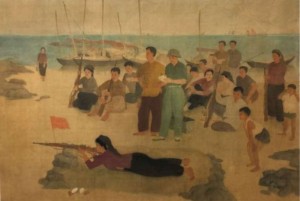 Triển lãm "Tình quân dân" tại Bảo tàng Mỹ thuật Việt Nam