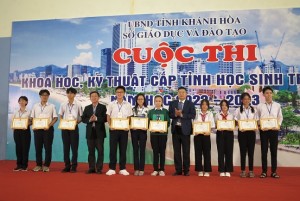 Cuộc thi Khoa học kỹ thuật học sinh trung học cấp tỉnh Khánh Hòa: 71 dự án đạt giải