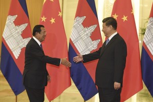 Chủ tịch Trung Quốc Tập Cận Bình hội kiến Thủ tướng Campuchia Hun Sen