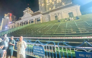 Một người té tử vong ở công trường khán đài Festival Biển Nha Trang