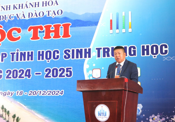 Khai mạc Cuộc thi Khoa học kỹ thuật học sinh trung học cấp tỉnh năm học 2024-2025