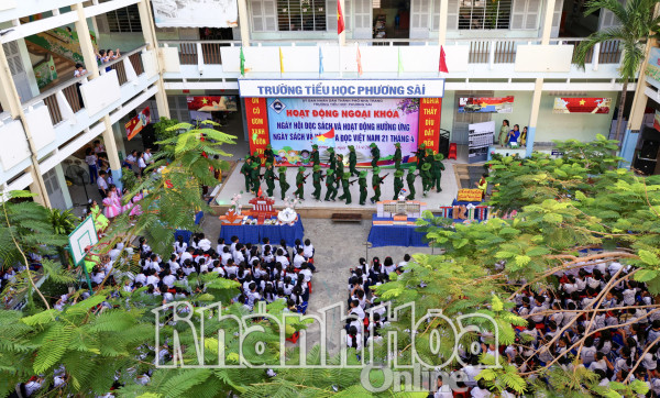 TP. Nha Trang: Trường Tiểu học Phương Sài hưởng ứng Ngày sách và văn hóa đọc Việt Nam