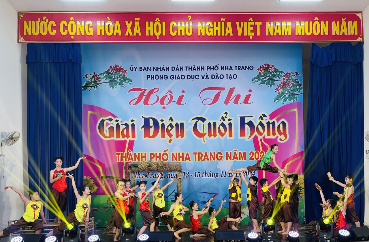 Một tiết mục tại hội thi. 