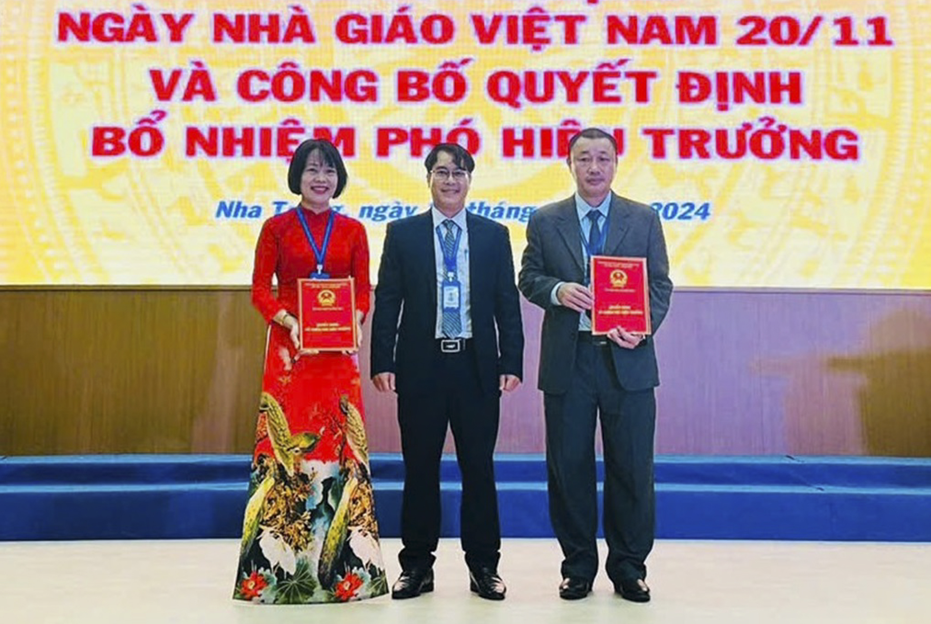 Trường Cao đẳng Sư phạm Trung ương - Nha Trang: Công bố quyết định bổ nhiệm 2 phó hiệu trưởng