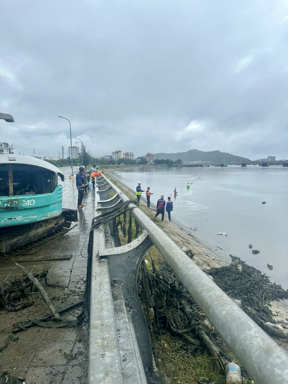 Phường Phước Long: Tháo dỡ giàn gỗ, phao nhử vẹm trên sông Quán Trường