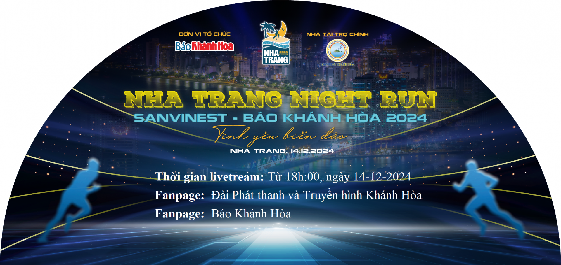 Cùng theo dõi trực tiếp giải chạy Nha Trang Night Run Sanvinest - Báo Khánh Hòa 2024!