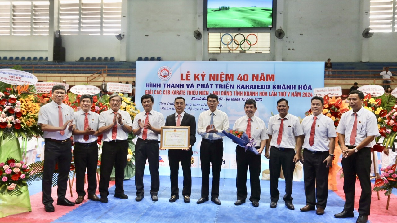 Kỷ niệm 40 năm hình thành và phát triển Karatedo tỉnh Khánh Hòa