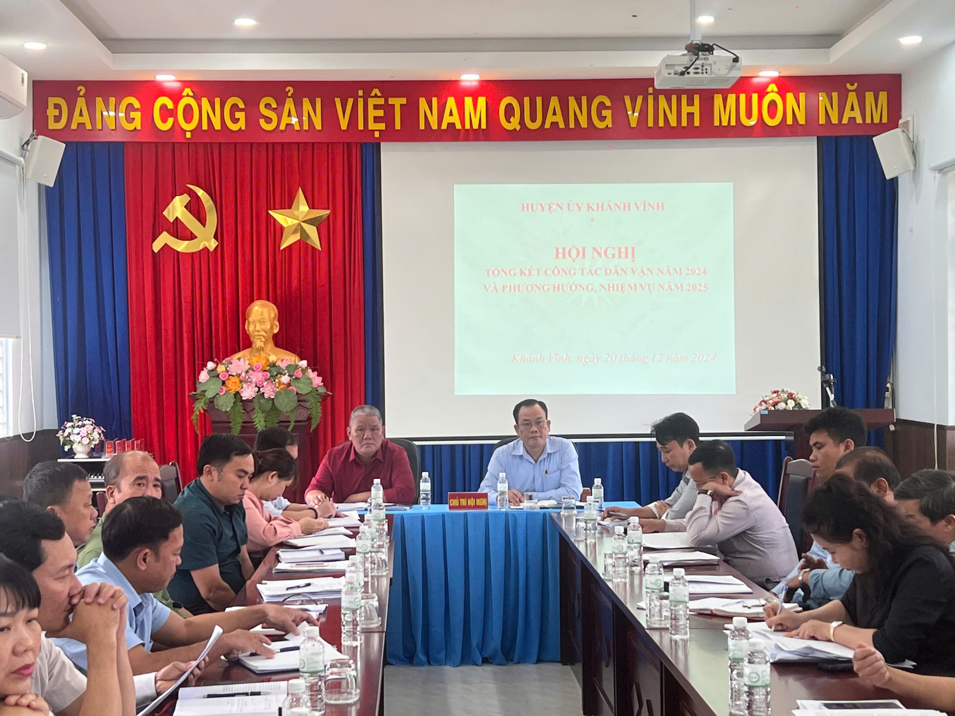 Khánh Vĩnh: Tổng kết công tác Dân vận năm 2024